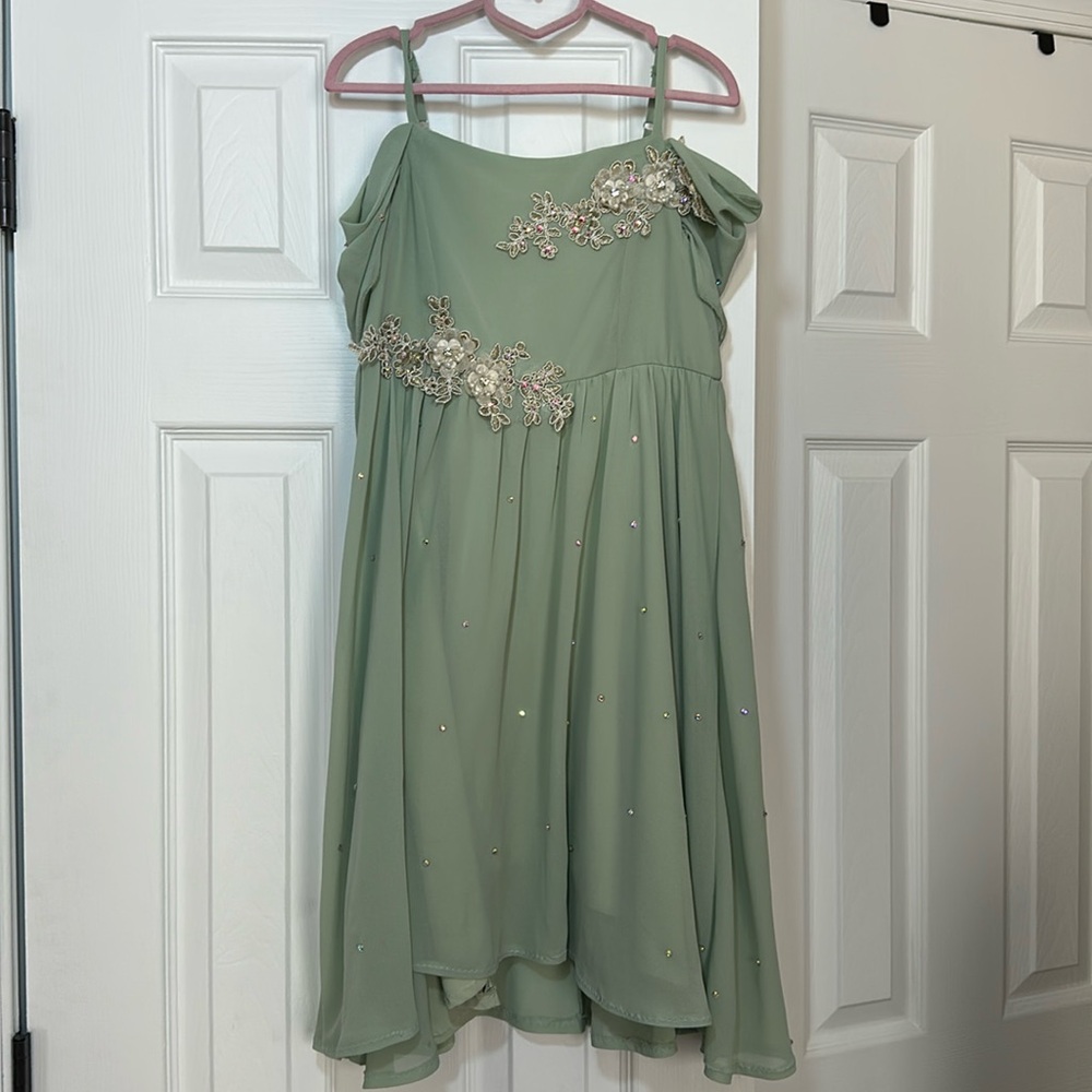 Lyrical dance costume light green